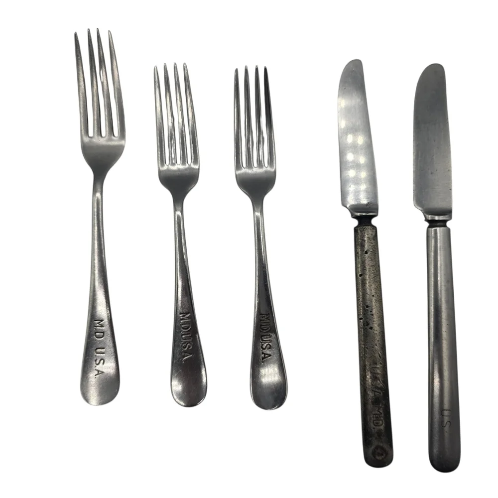 MD USA Military Medical Fork By WALLCO STAINLESS Forks Collectable